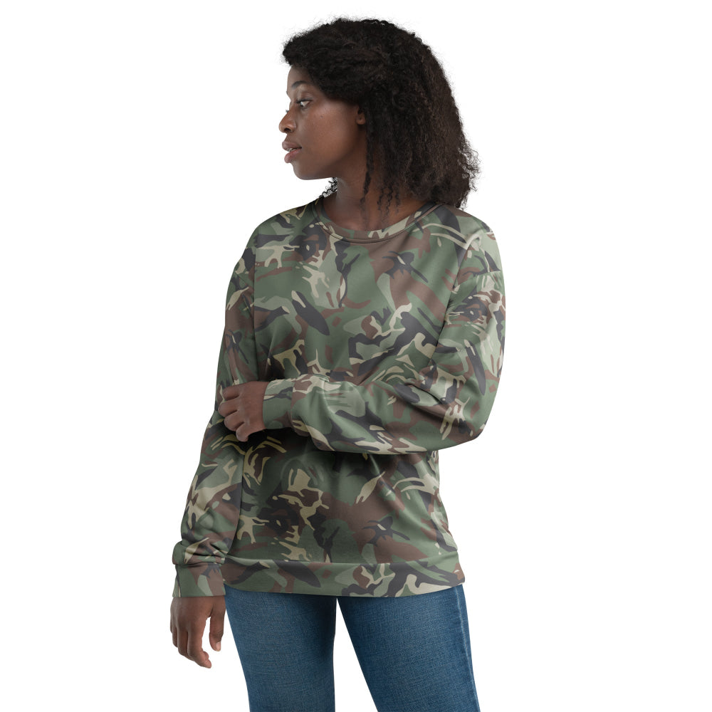 Bulgarian Army Disruptive Pattern (DPM) Temperate CAMO Unisex Sweatshirt