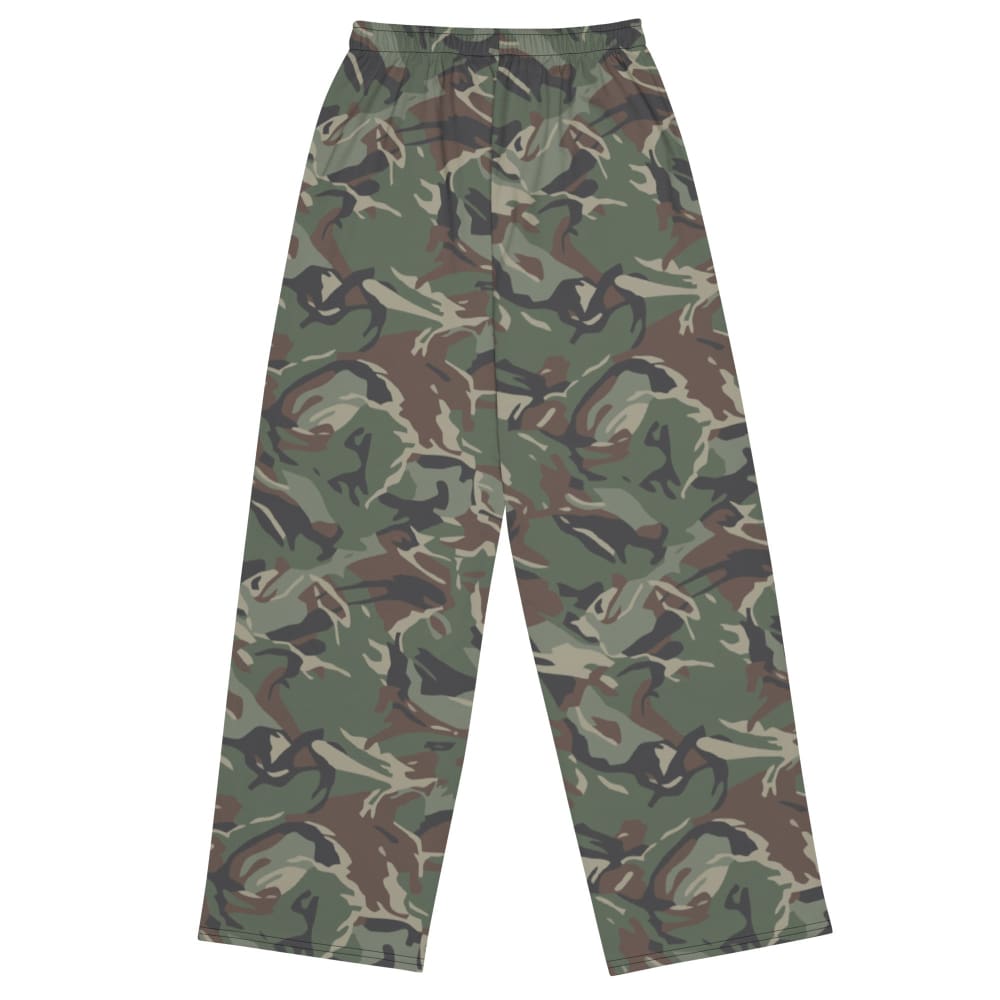 Bulgarian Army Disruptive Pattern (DPM) Temperate CAMO unisex wide-leg pants
