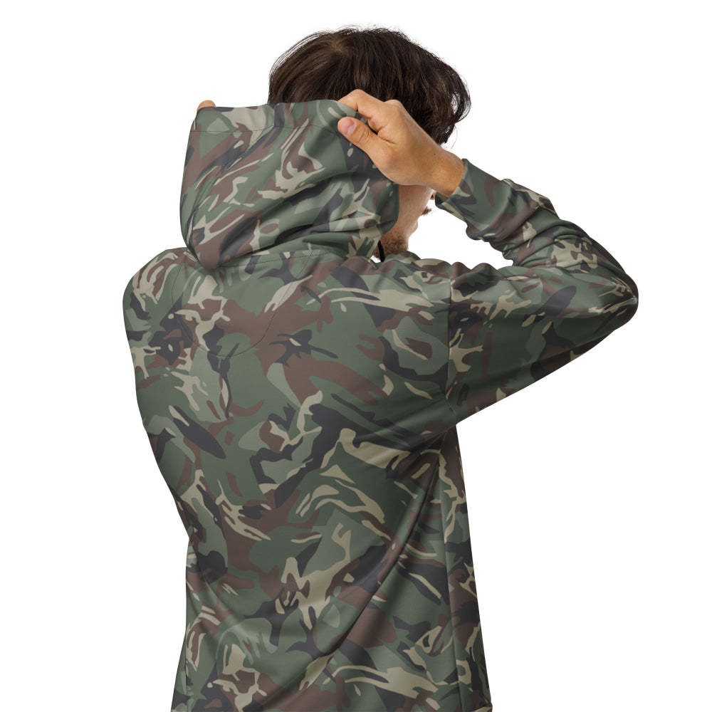 Bulgarian Army Disruptive Pattern (DPM) Temperate CAMO Unisex zip hoodie - Zip Hoodie