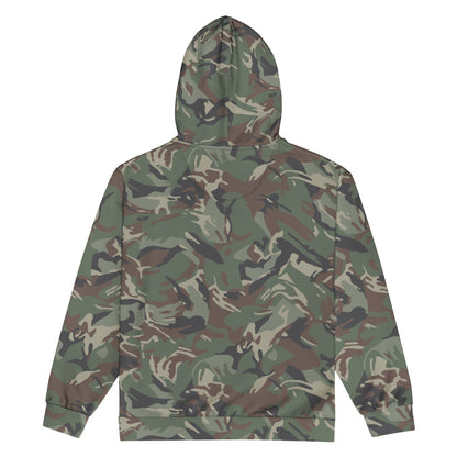 Bulgarian Army Disruptive Pattern (DPM) Temperate CAMO Unisex zip hoodie - Zip Hoodie