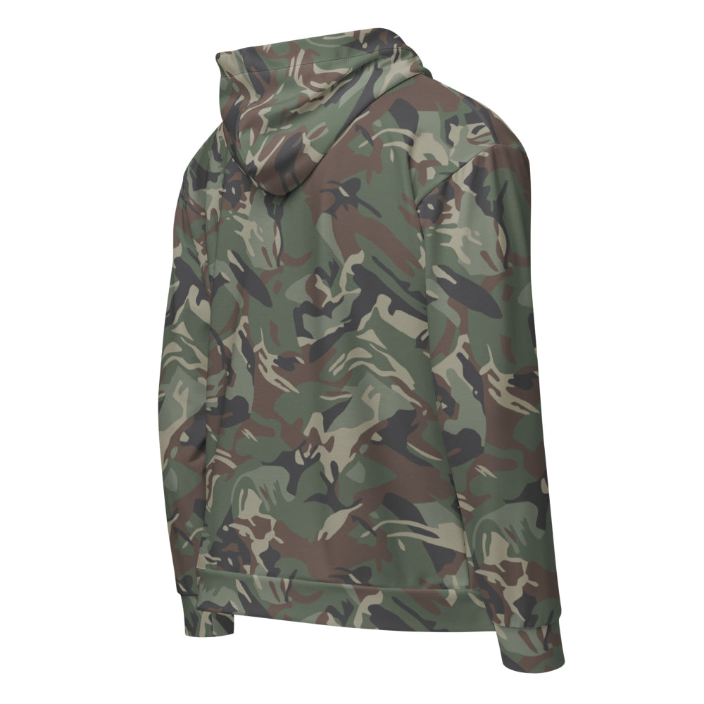 Bulgarian Army Disruptive Pattern (DPM) Temperate CAMO Unisex zip hoodie - Zip Hoodie