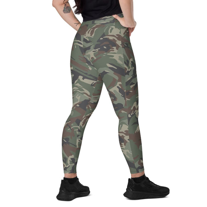Bulgarian Army Disruptive Pattern (DPM) Temperate CAMO Women’s Leggings with pockets - 2XS
