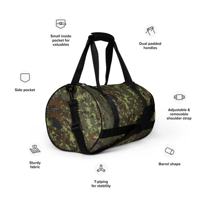 Bulgarian Digital Flecktarn CAMO gym bag - Gym Bags