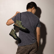 Digital Flecktarn Balkan CAMO Mens High-Top Canvas Shoes