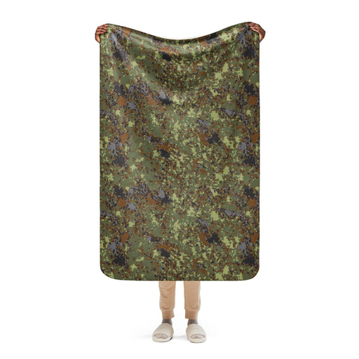 Digital Flecktarn Balkan CAMO Sherpa Blanket - 37″×57″