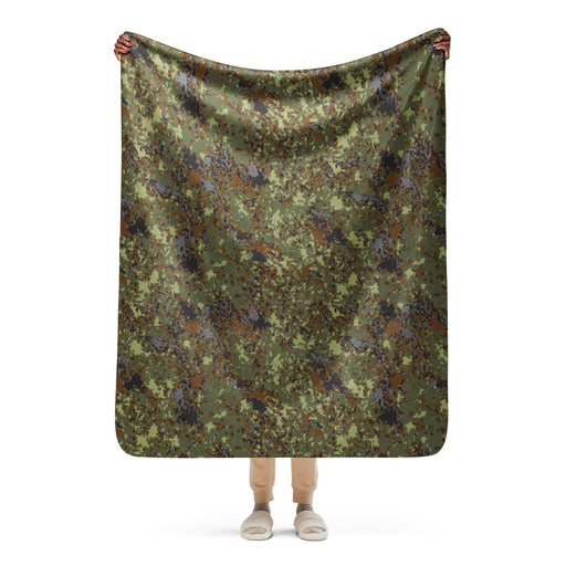 Digital Flecktarn Balkan CAMO Sherpa Blanket - 50″×60″