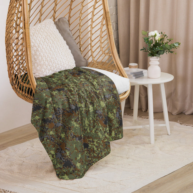 Digital Flecktarn Balkan CAMO Sherpa Blanket