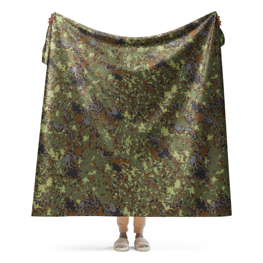 Bulgarian Digital Flecktarn CAMO Sherpa blanket - 60″×80″ - Blankets
