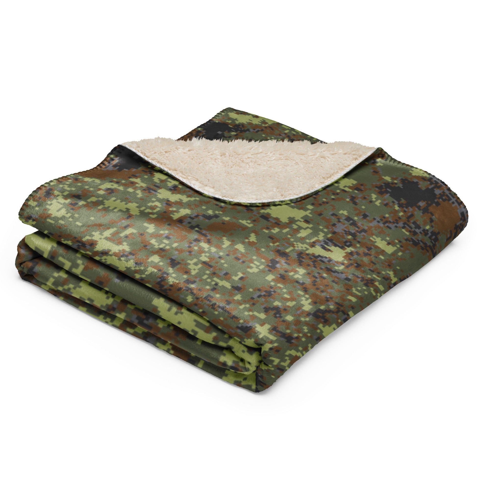 Bulgarian Digital Flecktarn CAMO Sherpa blanket - Blankets