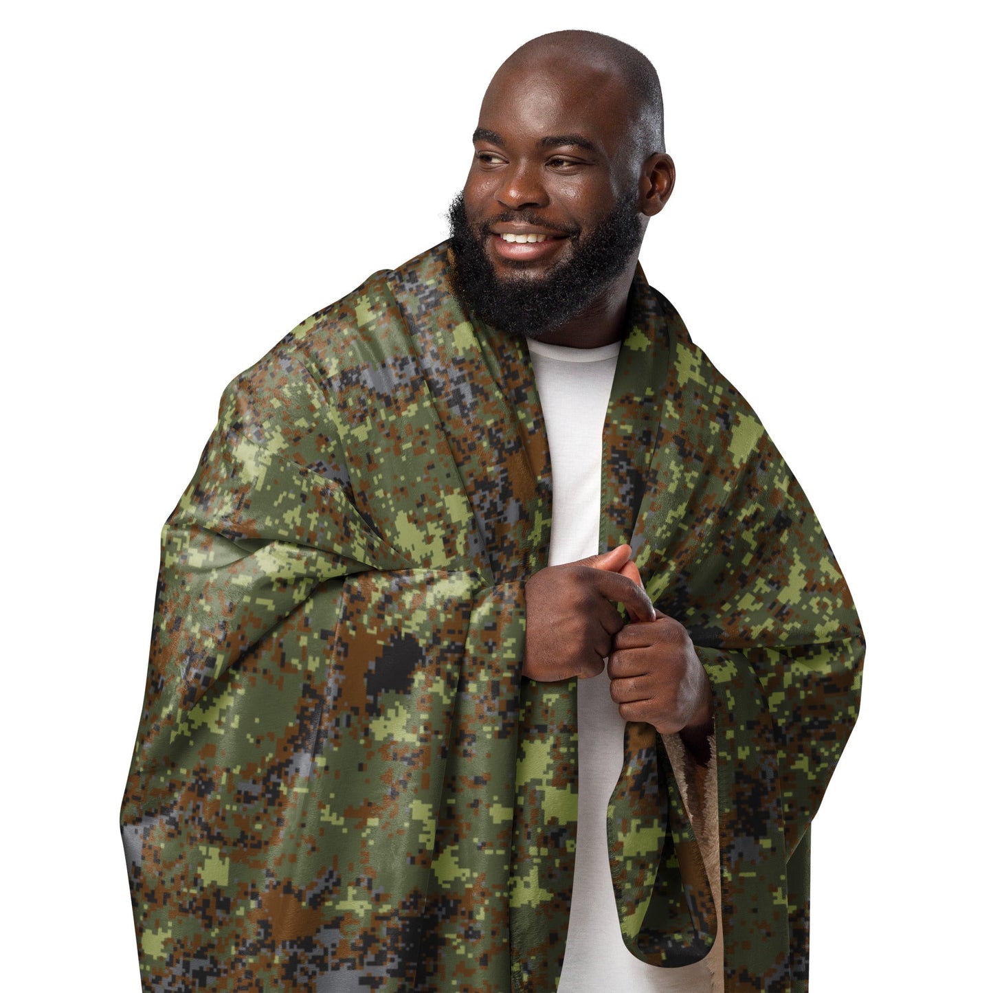 Bulgarian Digital Flecktarn CAMO Sherpa blanket - Blankets