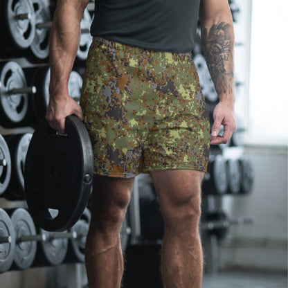 Bulgarian Digital Flecktarn CAMO Unisex Athletic Long Shorts - 2XS