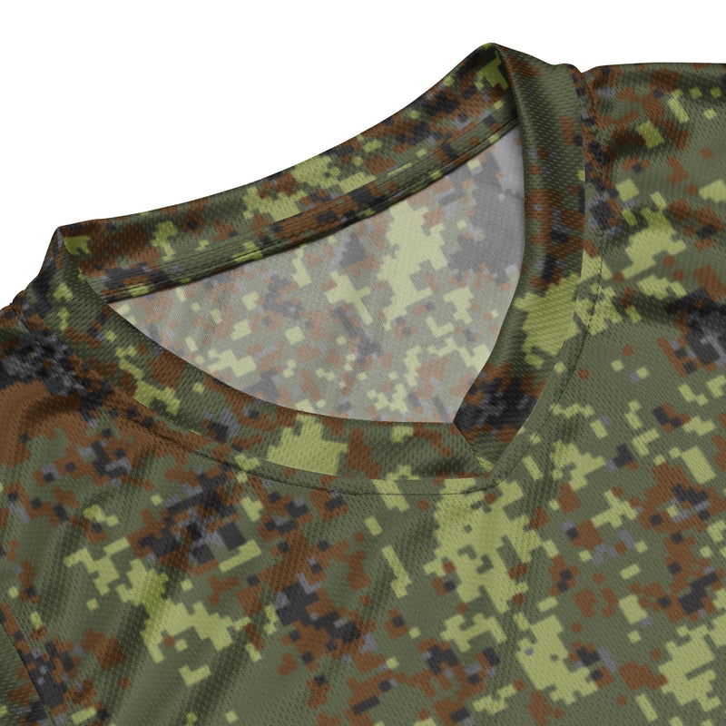 Digital Flecktarn Balkan CAMO Unisex Basketball Jersey