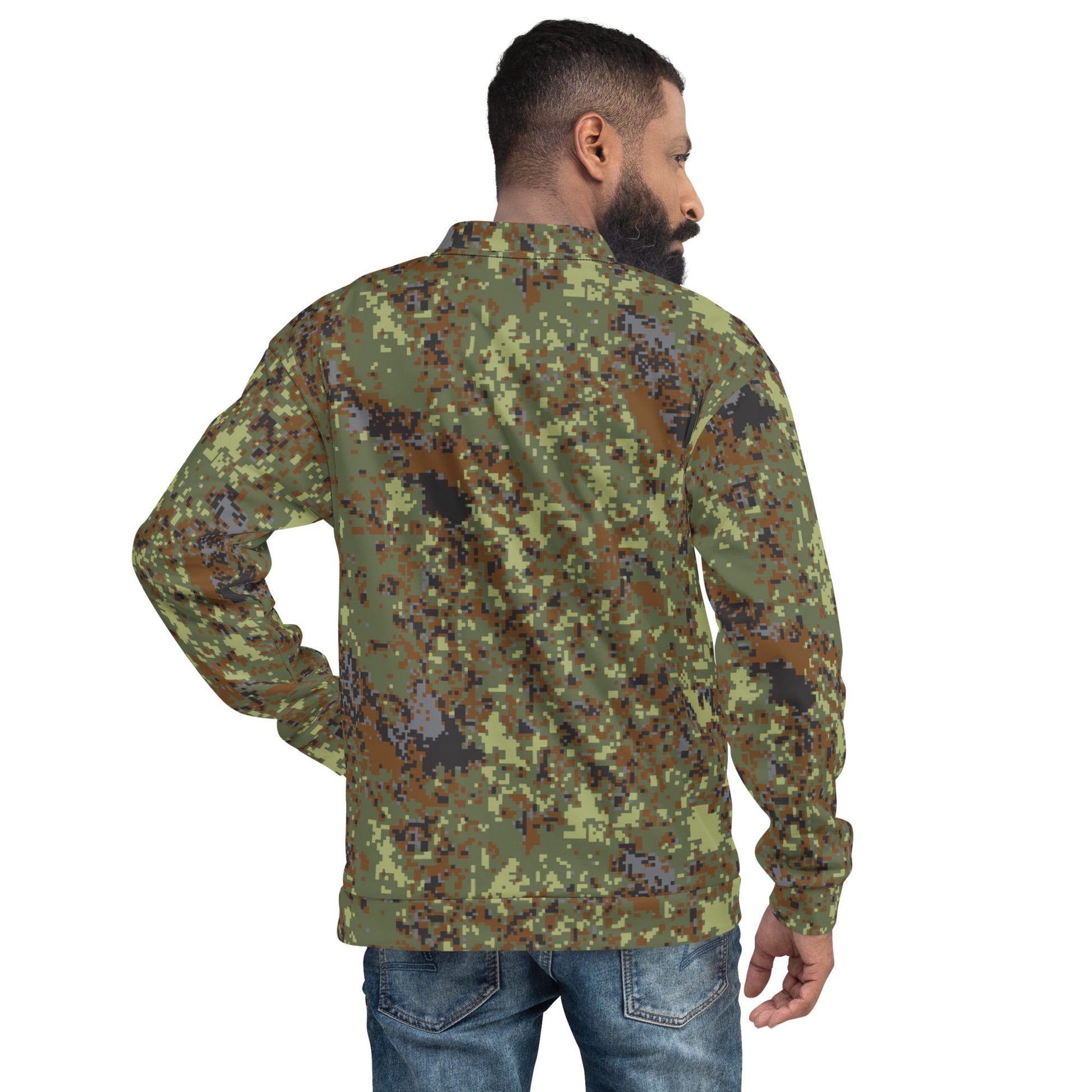 Bulgarian Digital Flecktarn CAMO Unisex Bomber Jacket - Jackets