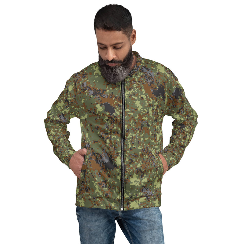 Digital Flecktarn Balkan CAMO Unisex Bomber Jacket