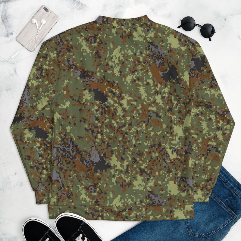 Digital Flecktarn Balkan CAMO Unisex Bomber Jacket