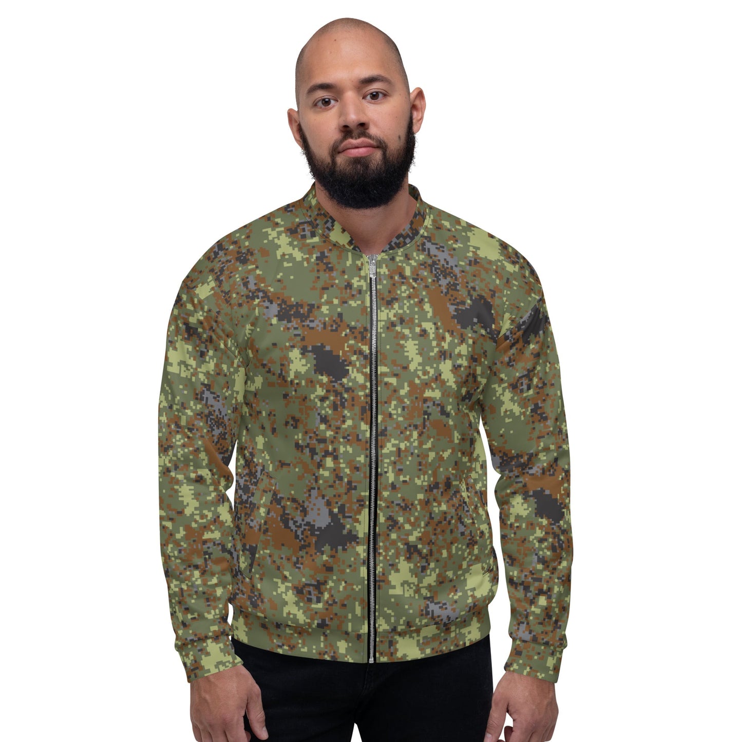 Bulgarian Digital Flecktarn CAMO Unisex Bomber Jacket - Jackets