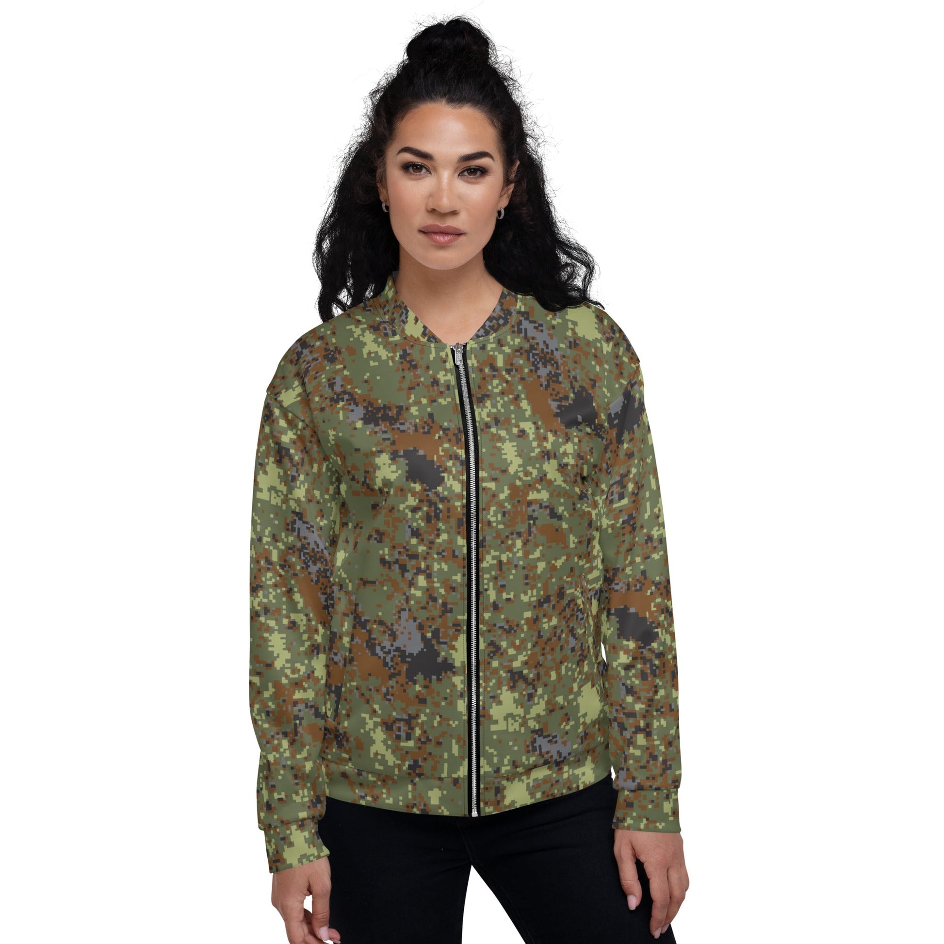 Bulgarian Digital Flecktarn CAMO Unisex Bomber Jacket - Jackets