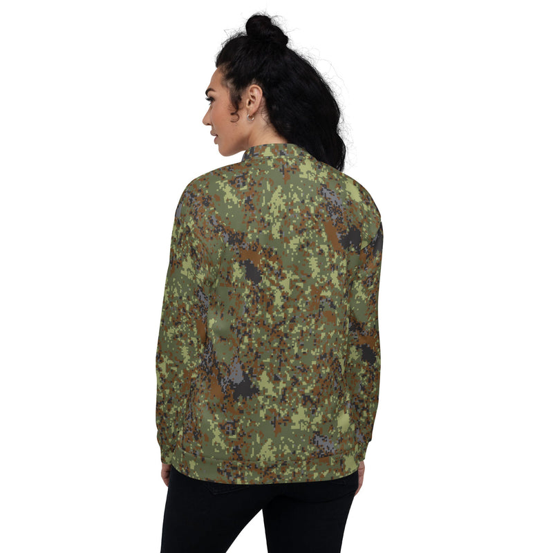 Digital Flecktarn Balkan CAMO Unisex Bomber Jacket