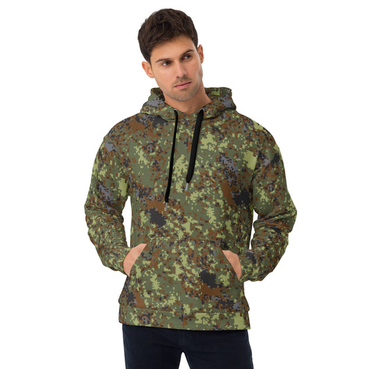 Bulgarian Digital Flecktarn CAMO Unisex Hoodie - 2XS - Hoodies