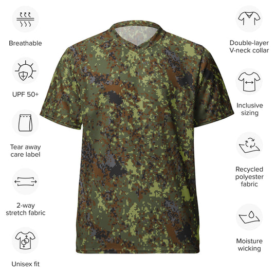 Bulgarian Digital Flecktarn CAMO unisex sports jersey - Sports Jerseys