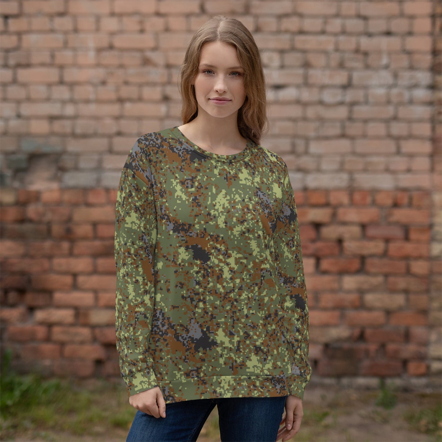 Bulgarian Digital Flecktarn CAMO Unisex Sweatshirt - Sweatshirts
