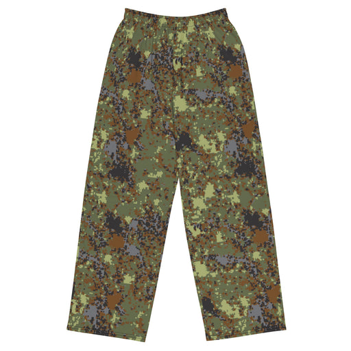 Digital Flecktarn Balkan CAMO Unisex Wide-Leg Leisure Pants - 2XS - Pant