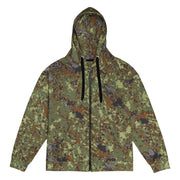 Digital Flecktarn Balkan CAMO Unisex Zip Hoodie - 2XS
