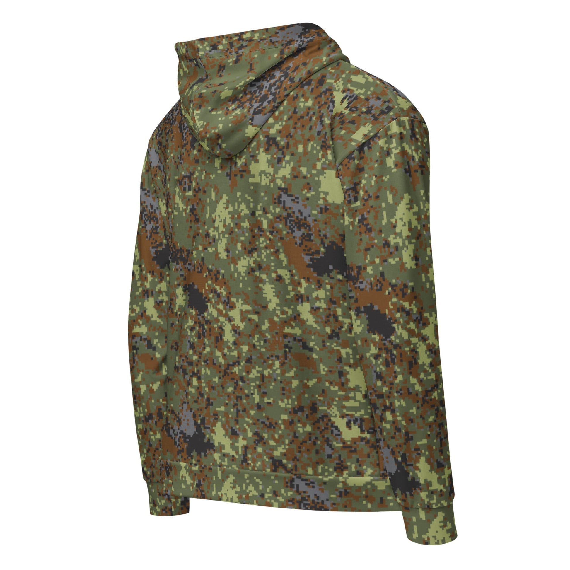 Bulgarian Digital Flecktarn CAMO Unisex zip hoodie - Zip Hoodies