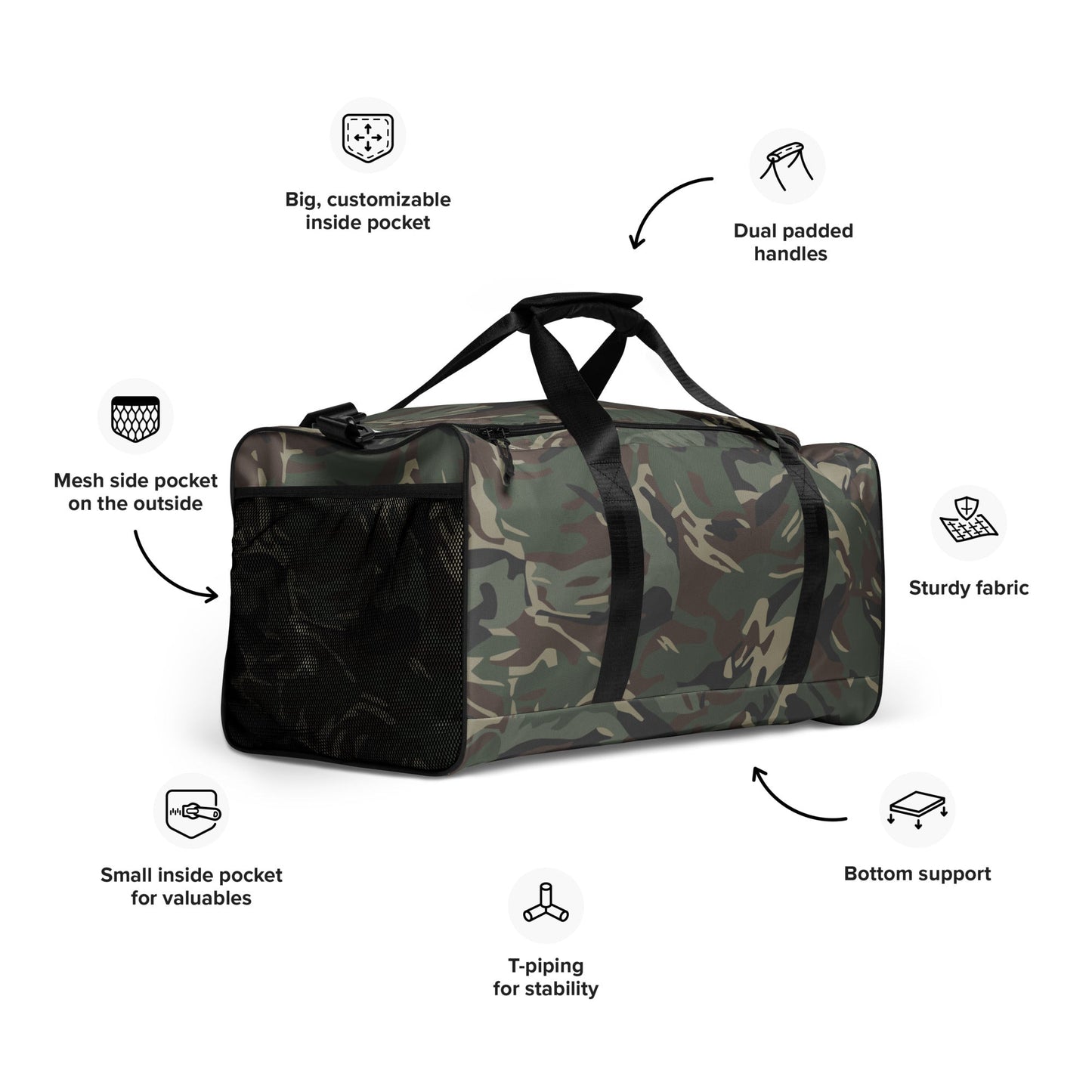 Bulgarian DPM CAMO Duffle Bag