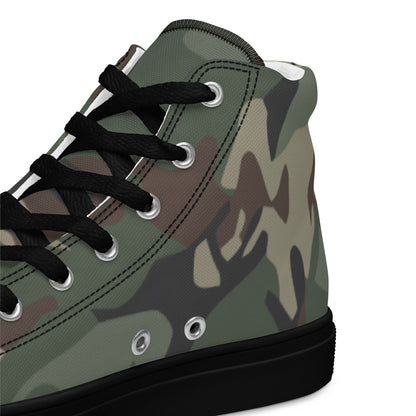 Bulgarian DPM CAMO Mens High-Top Canvas Shoes