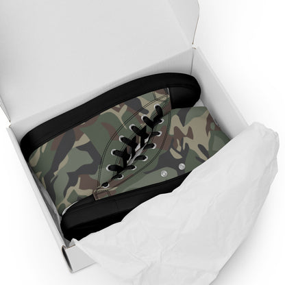 Bulgarian DPM CAMO Mens High-Top Canvas Shoes