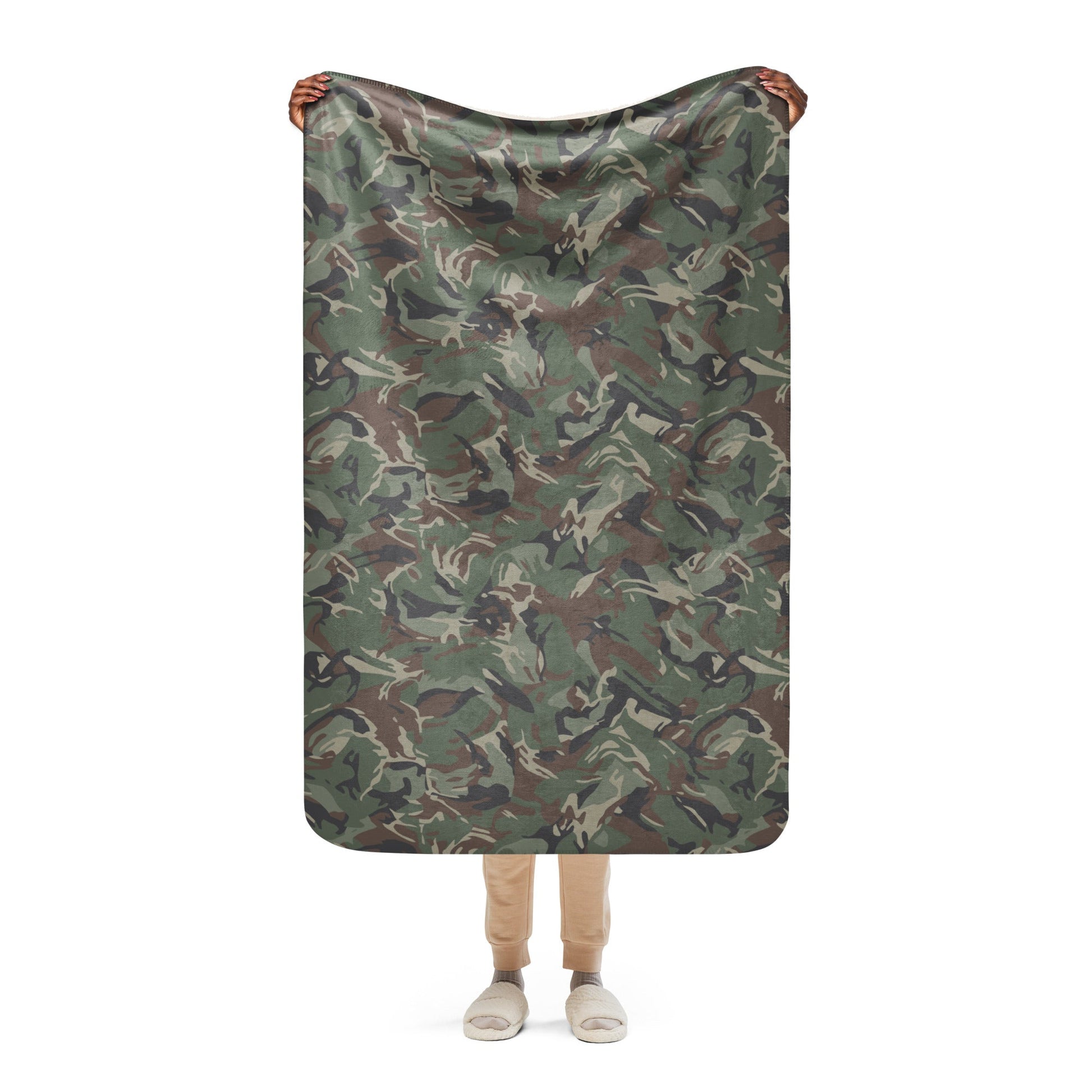 Bulgarian DPM CAMO Sherpa blanket - 37″×57″ - Blanket