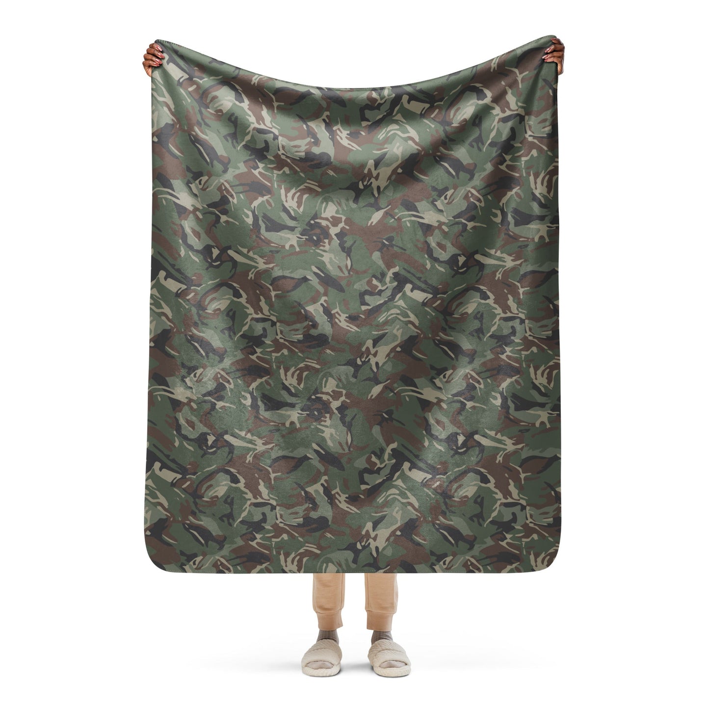 Bulgarian DPM CAMO Sherpa blanket - 50″×60″ - Blanket