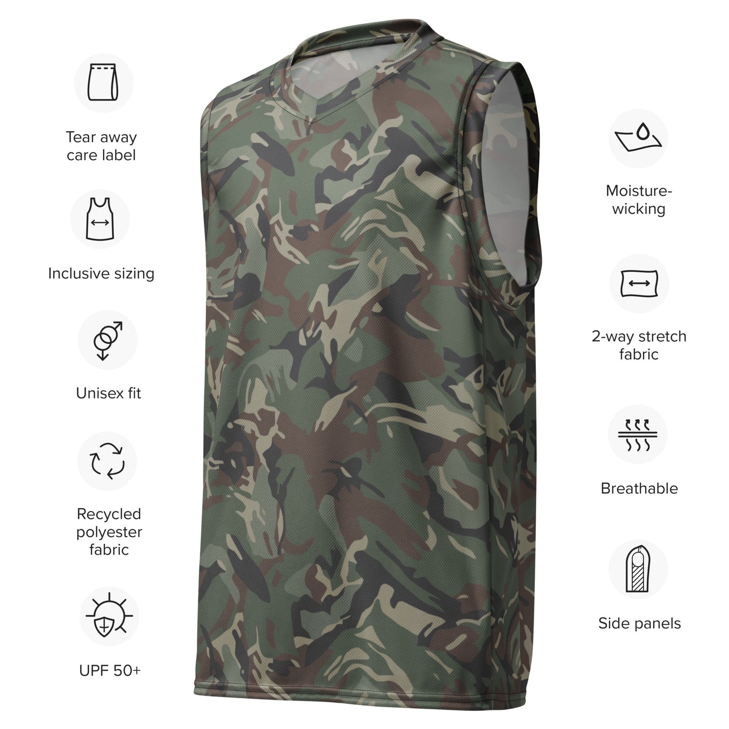 Bulgarian DPM CAMO unisex basketball jersey - Basketball Jerseys