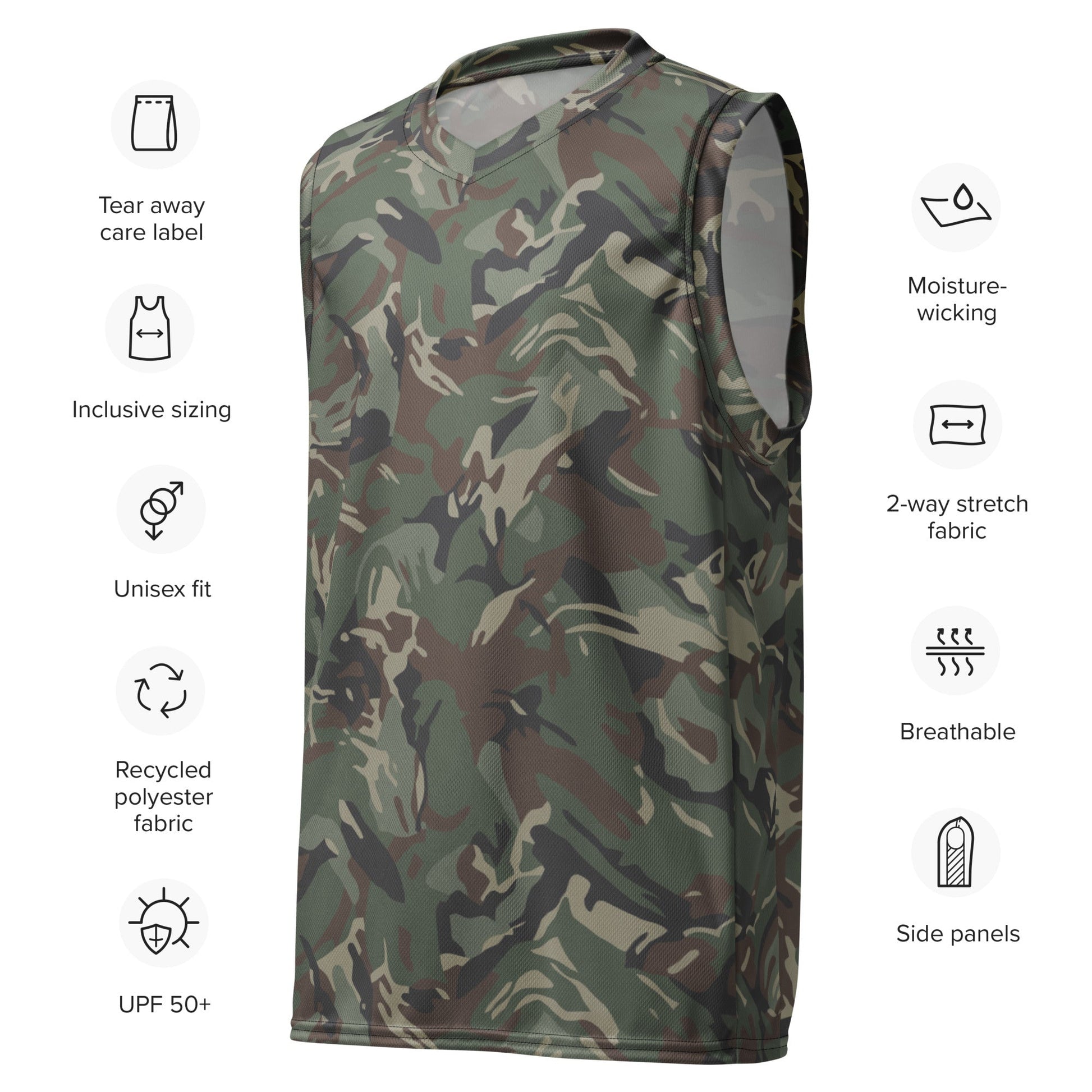 Bulgarian DPM CAMO unisex basketball jersey - Basketball Jerseys