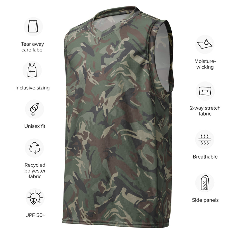 DPM Balkan CAMO Unisex Basketball Jersey