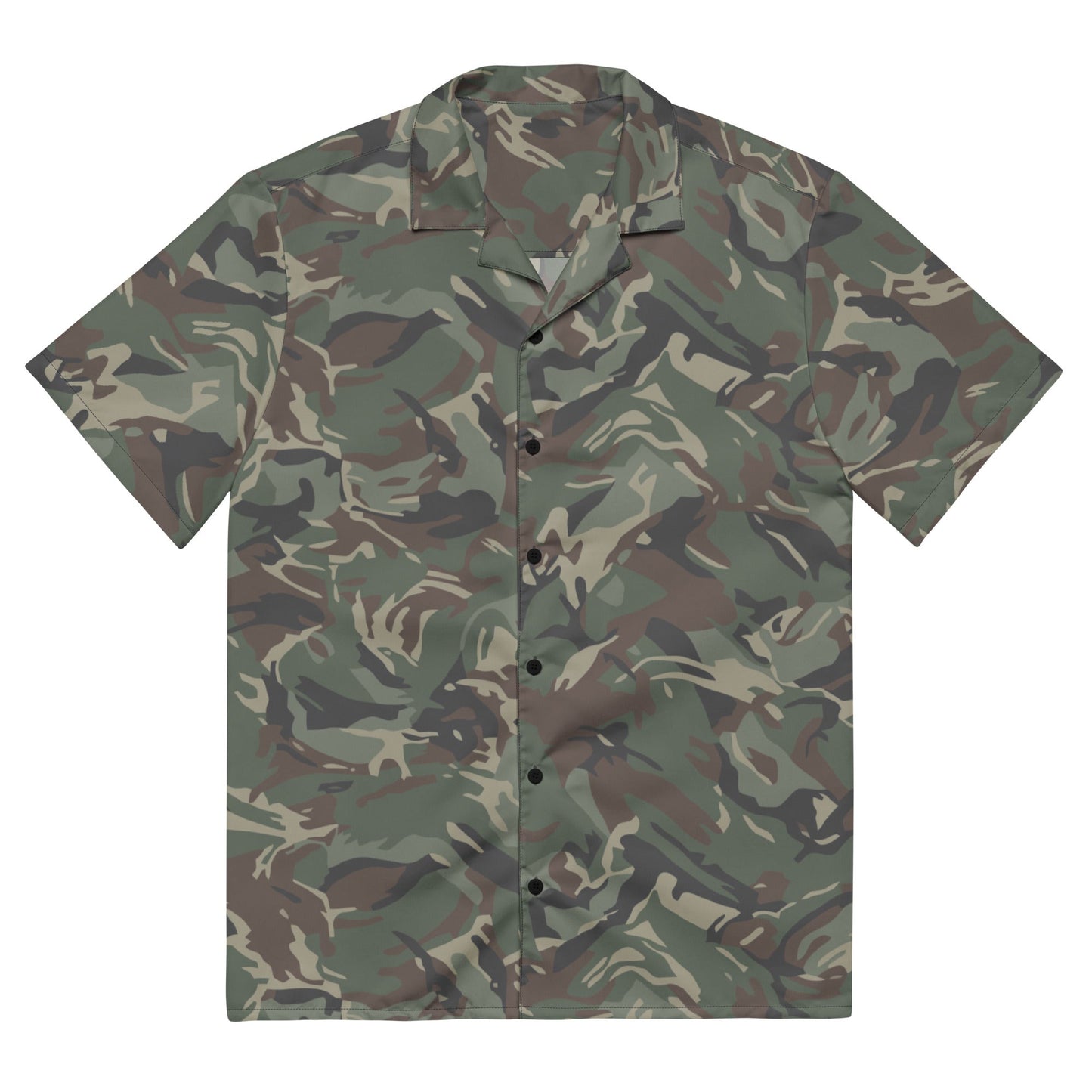 Bulgarian DPM CAMO Unisex Short-Sleeve Button Shirt - 2XS
