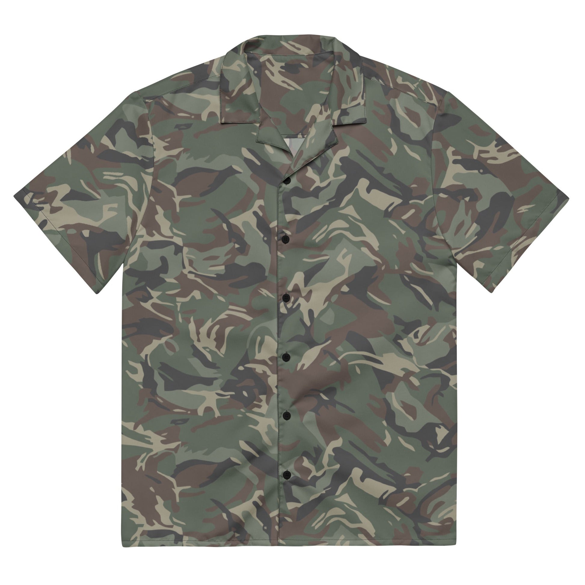 Bulgarian DPM CAMO Unisex Short-Sleeve Button Shirt - 2XS