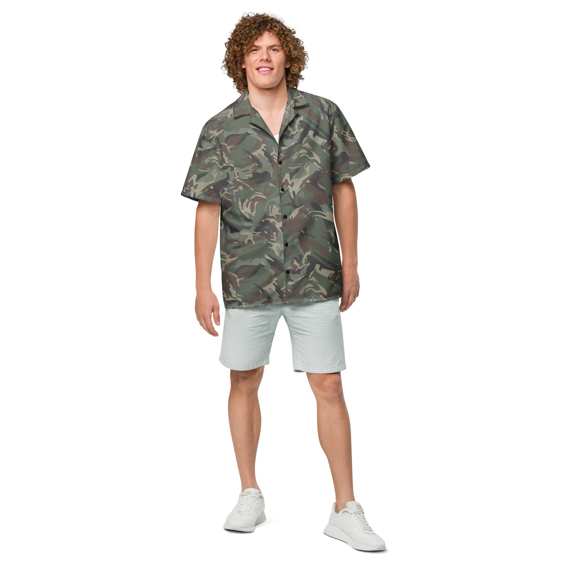 Bulgarian DPM CAMO Unisex Short-Sleeve Button Shirt