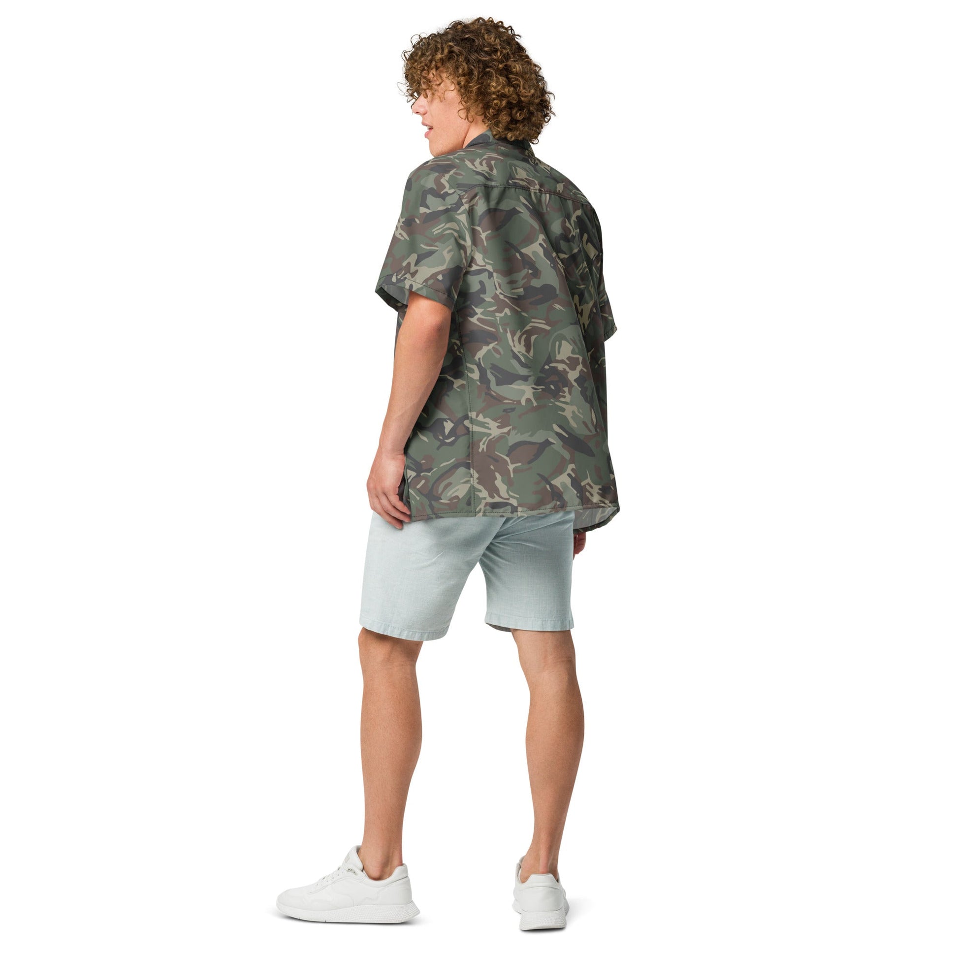 Bulgarian DPM CAMO Unisex Short-Sleeve Button Shirt
