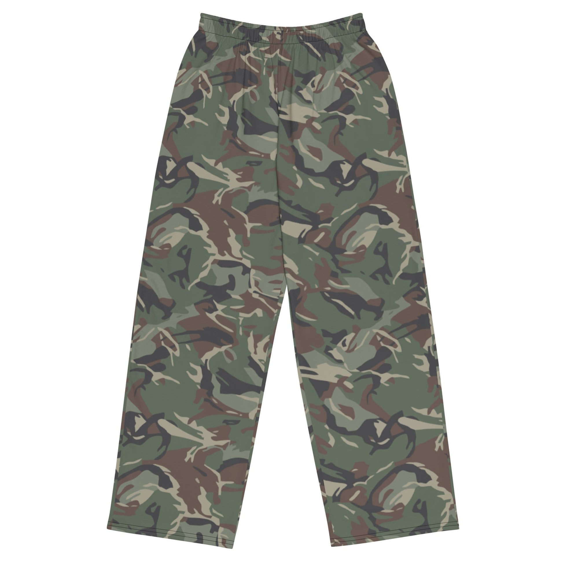 Bulgarian DPM CAMO unisex wide-leg pants - 2XS - Wide-leg Pants