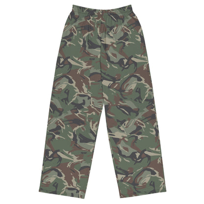 Bulgarian DPM CAMO unisex wide-leg pants - 2XS - Wide-leg Pants