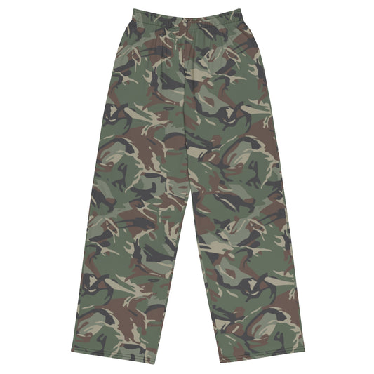Bulgarian DPM CAMO unisex wide-leg pants - 2XS - Wide-leg Pants