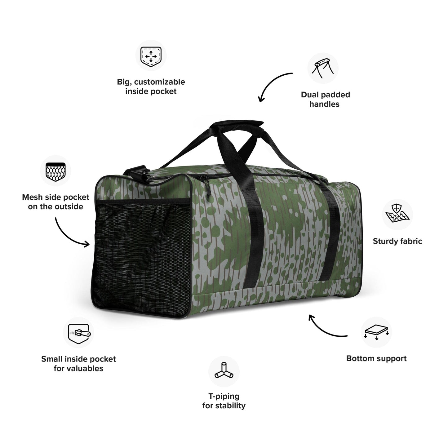 Bulgarian Frog Skin CAMO Duffle bag - Bag