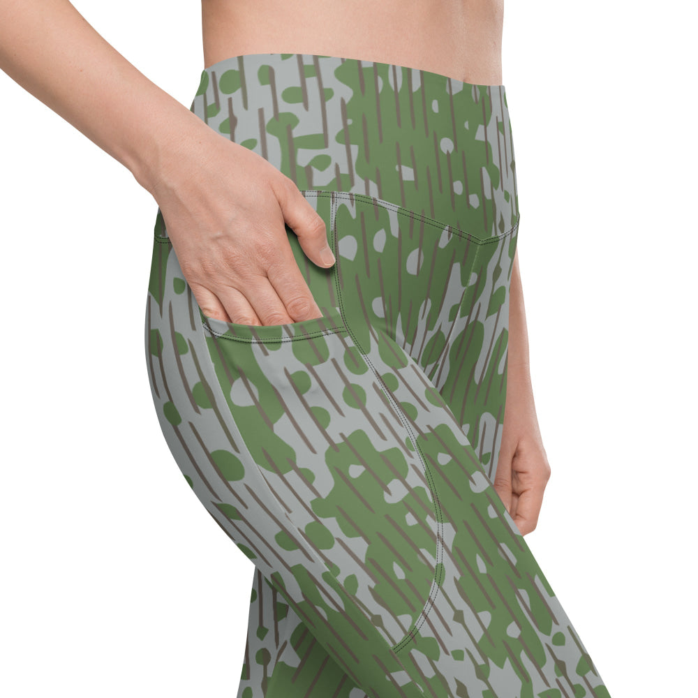 Bulgarian Frog Skin CAMO Leggings with pockets - Womens With Pockets