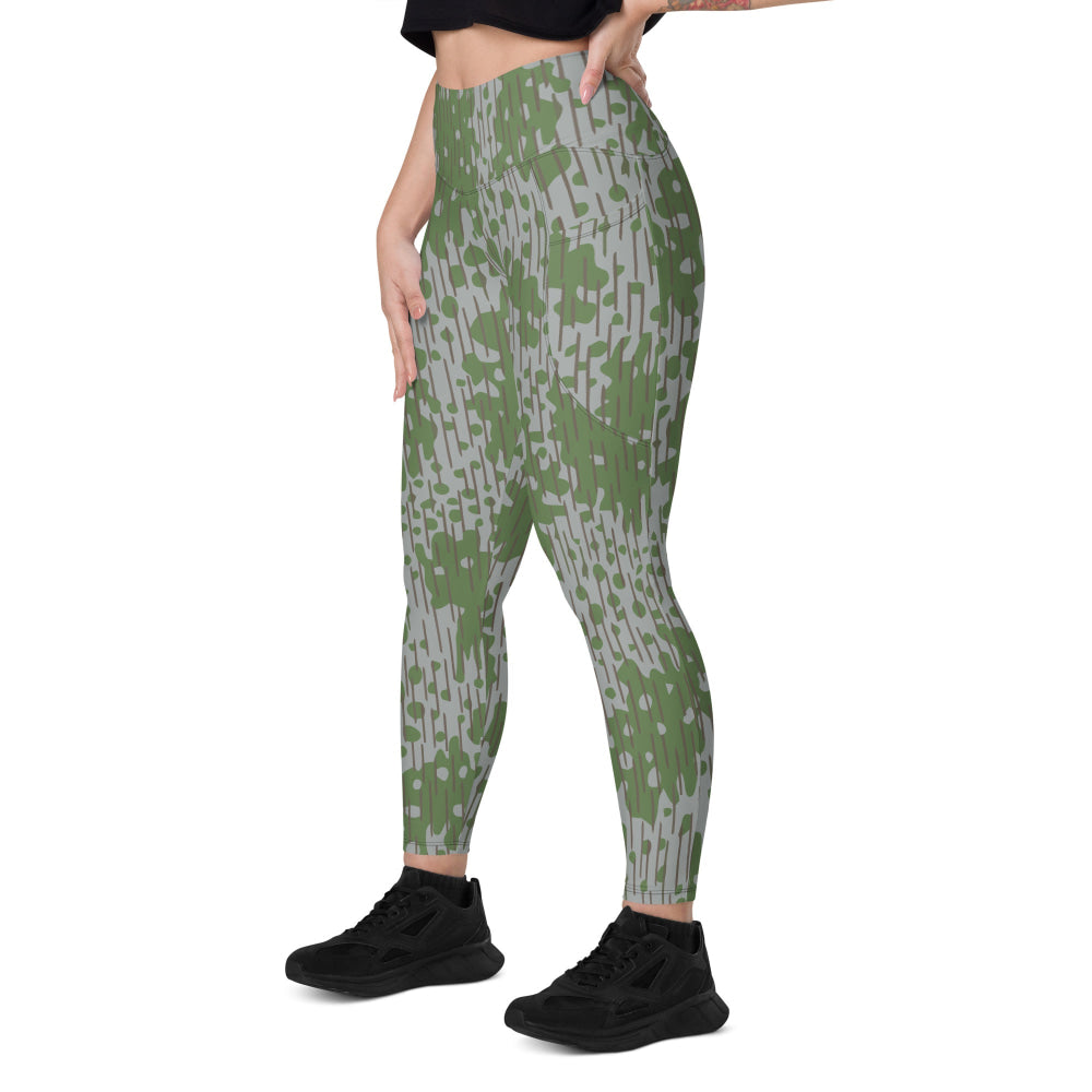 Bulgarian Frog Skin CAMO Leggings with pockets - Womens With Pockets