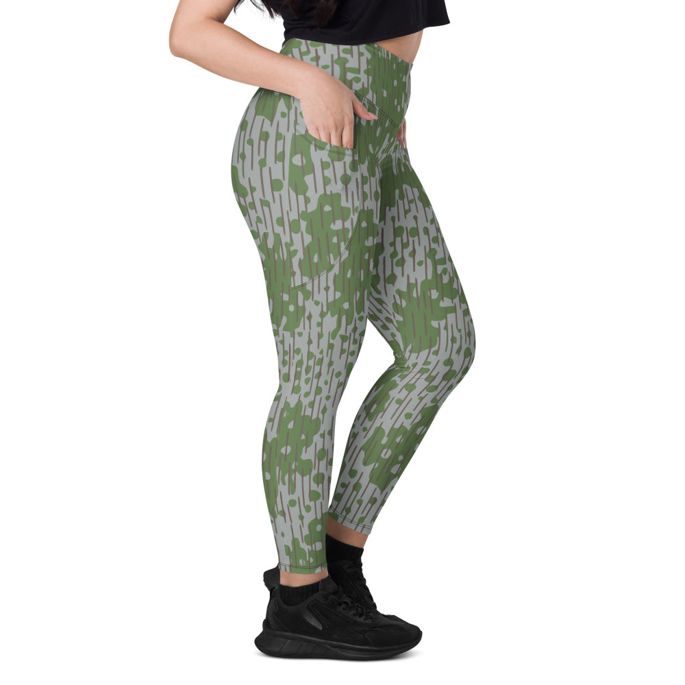 Bulgarian Frog Skin CAMO Leggings with pockets - Womens With Pockets