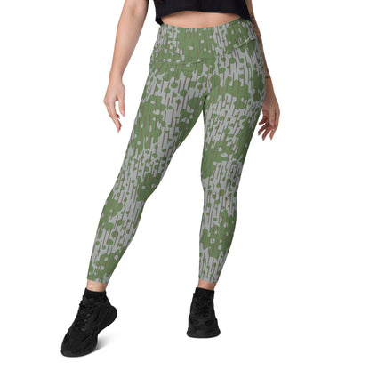 Bulgarian Frog Skin CAMO Leggings with pockets - Womens With Pockets