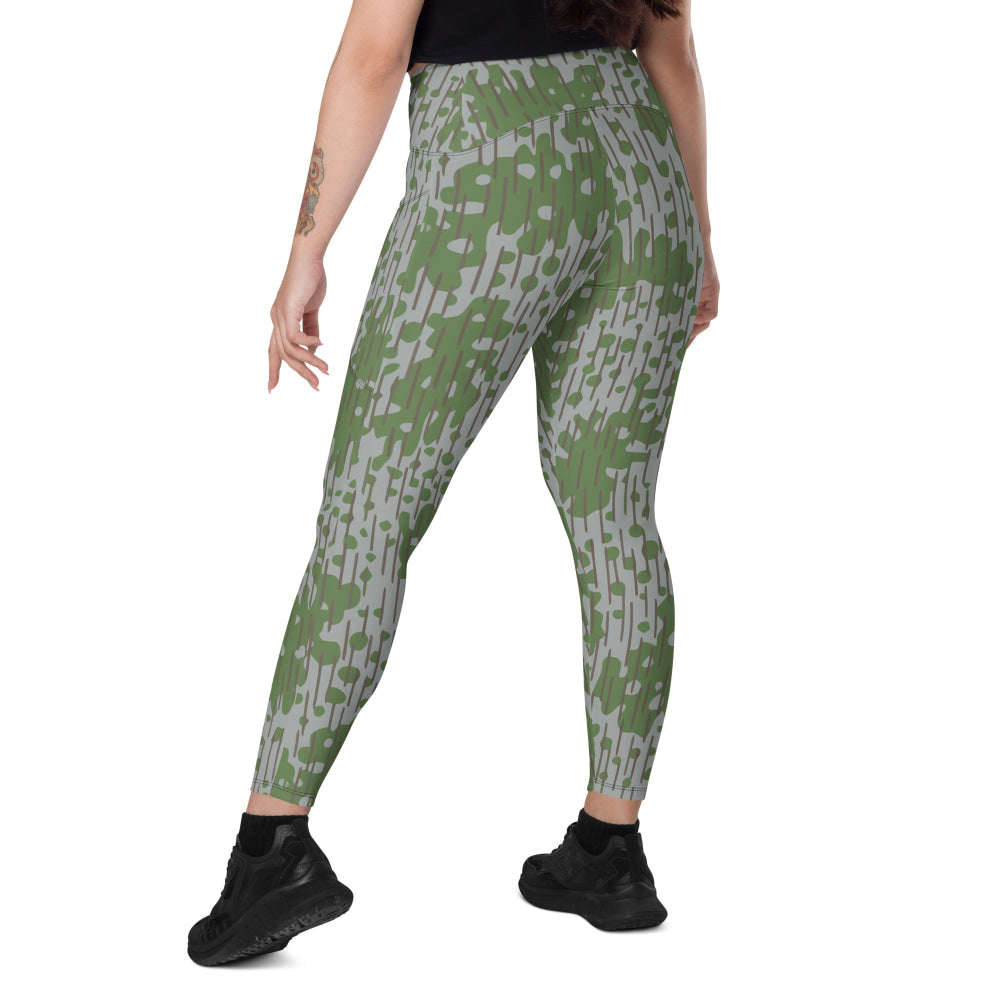 Bulgarian Frog Skin CAMO Leggings with pockets - Womens With Pockets