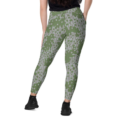 Bulgarian Frog Skin CAMO Leggings with pockets - Womens With Pockets